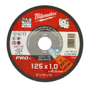 Metal Cutting Disc PRO+ SCS 125 x 1 x 22.2 mm