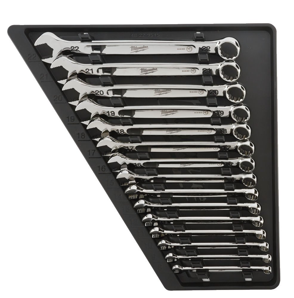 MAX BITE™ Combination Spanner Set 15pcs/set Metric