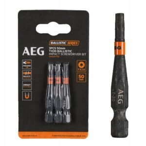 Ballistic Impact Screwdriver Bit 50mm TX20 – 3pcs/card