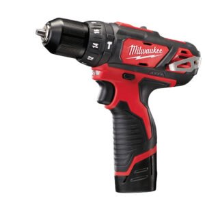 M12 Percussion Drill/Driver 10mm - Kit includes 2 x 2.0Ah Battery + Charger + Case