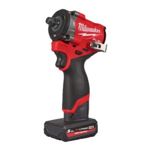 M12 FUEL Compact Impact Wrench 1/2in - Kit includes 2 x 5.0Ah Batter + Charger + HD Case