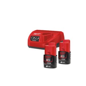M12 2.0Ah Starter Kit - 2 x 2.0Ah Battery + Charger