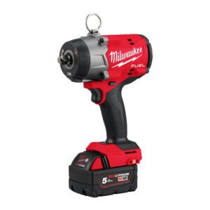M18 FUEL Impact Wrench 1/2in High Torque with Pin Detent - Kit includes 2 x 5.0Ah Battery + Charger + HD Case